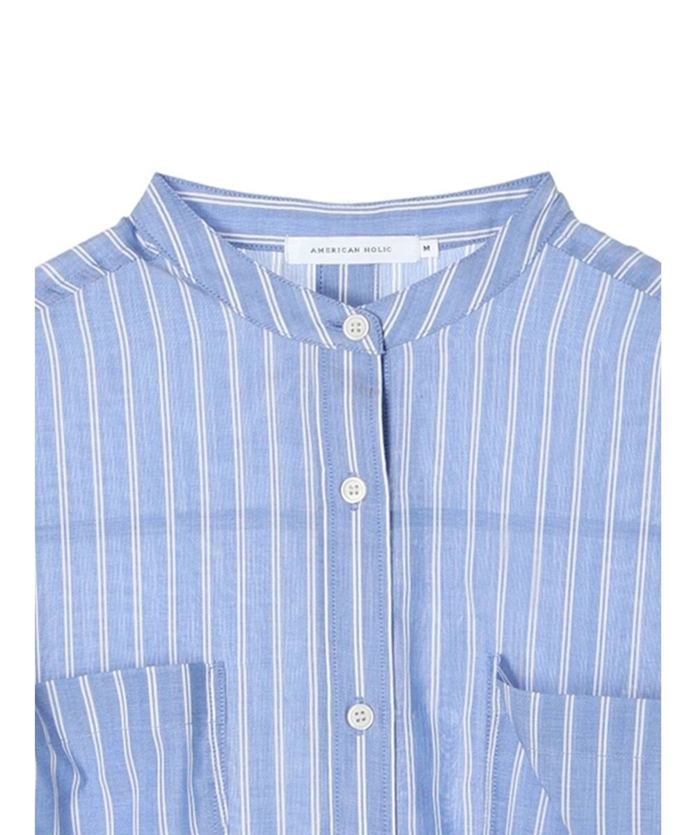 AMERICAN HOLIC イージーケア＋接触冷感　Ｗポケットシャツチュニック 