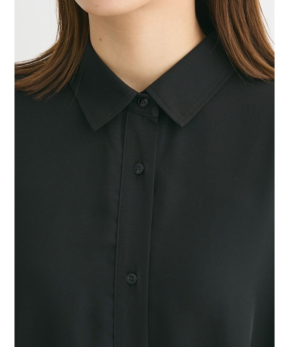 Green Parks ＳＥＴ２点　合皮ベルト＋ミディシャツワンピース 