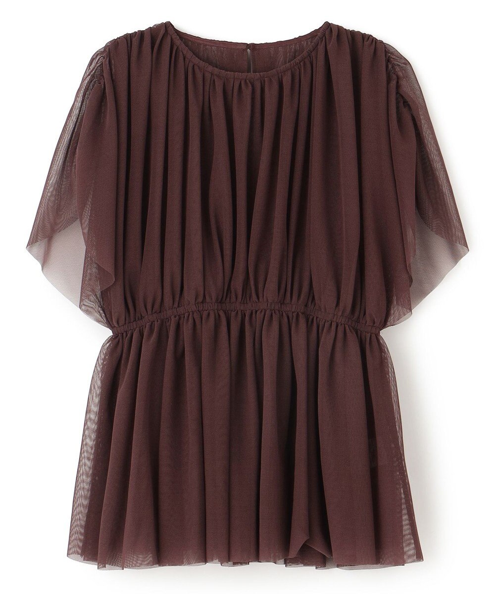 uncrave 【洗濯機洗い可】カクテル チュール ブラウス（uncrave STANDARD） 