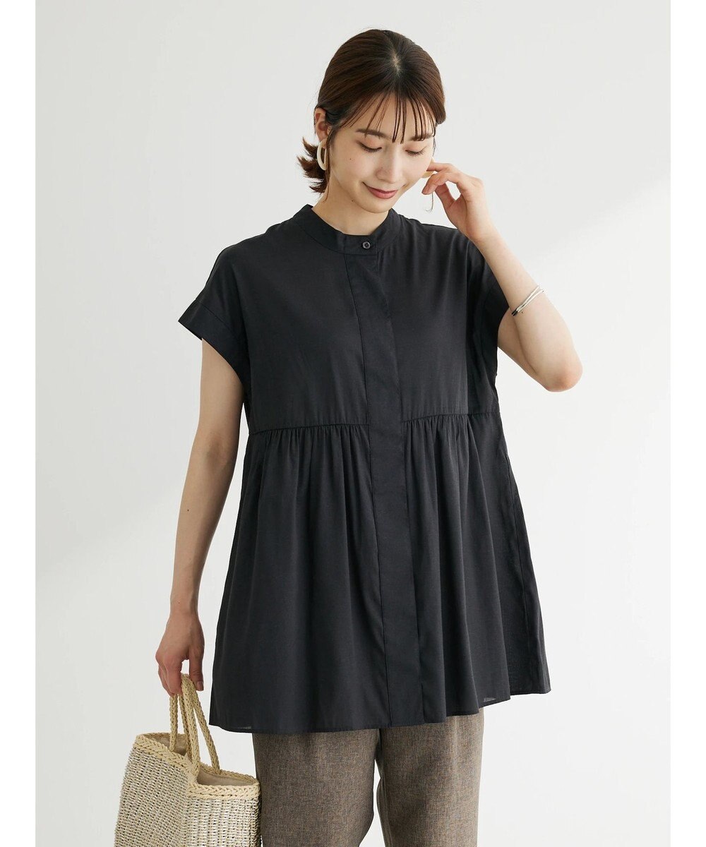 Green Parks 接触冷感　フレンチスリーブチュニック 