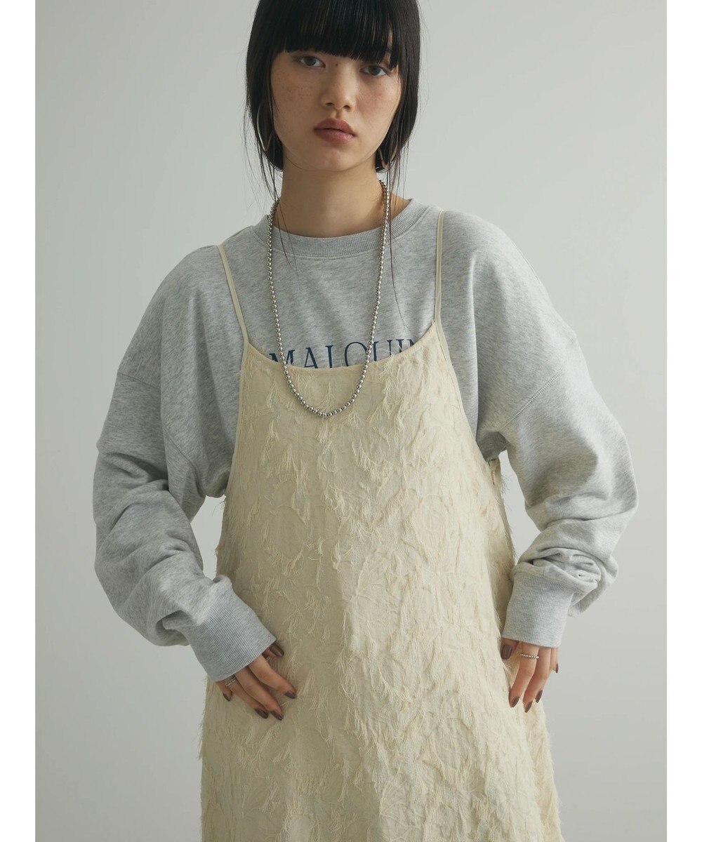 Green Parks armonia．フェザージャガードキャミワンピース 