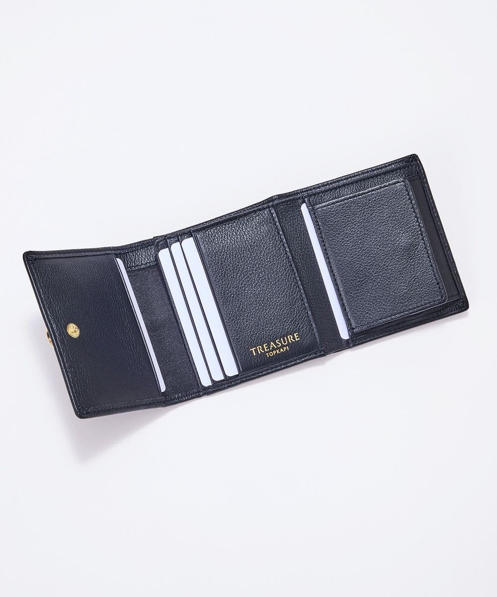 TOPKAPI 【TREASURE TOPKAPI】ソフトレザー ベルトデザイン 三つ折り財布　 