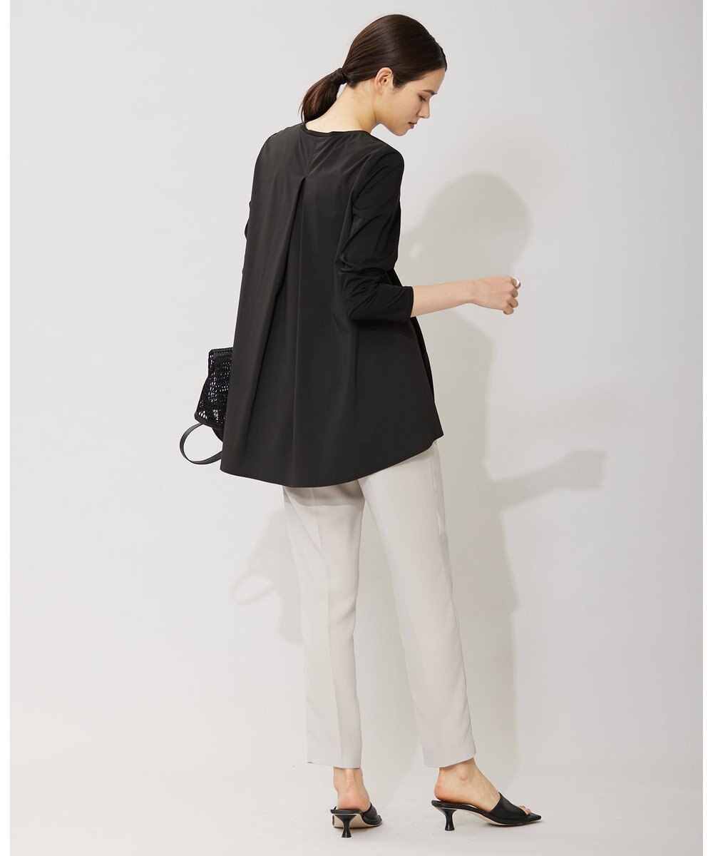 ICB L 【洗える】 タイプライタージャージーコンビ ペプラムプルオーバー 