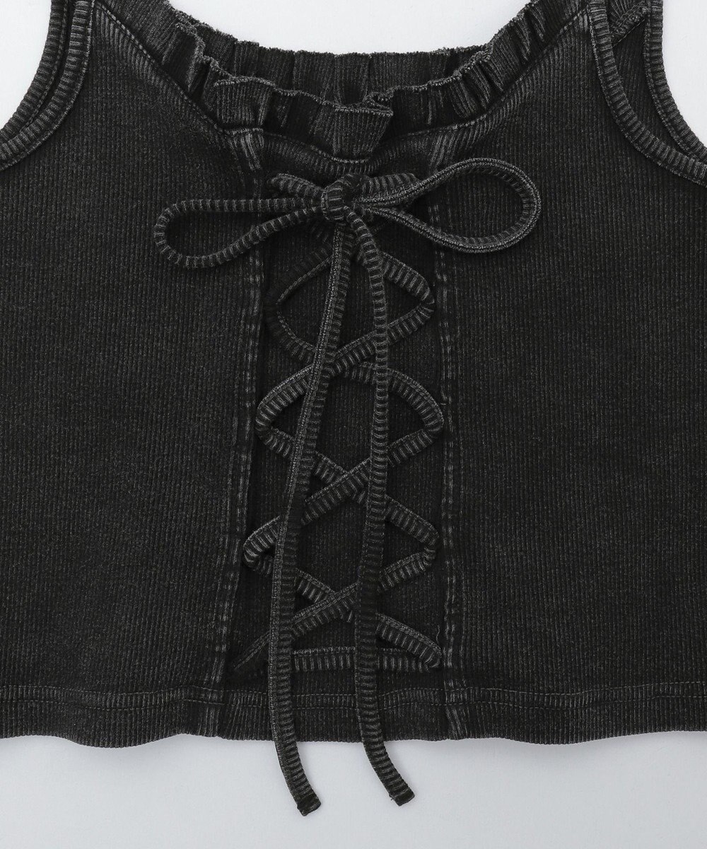 WEGO レースアップデザインキャミ 