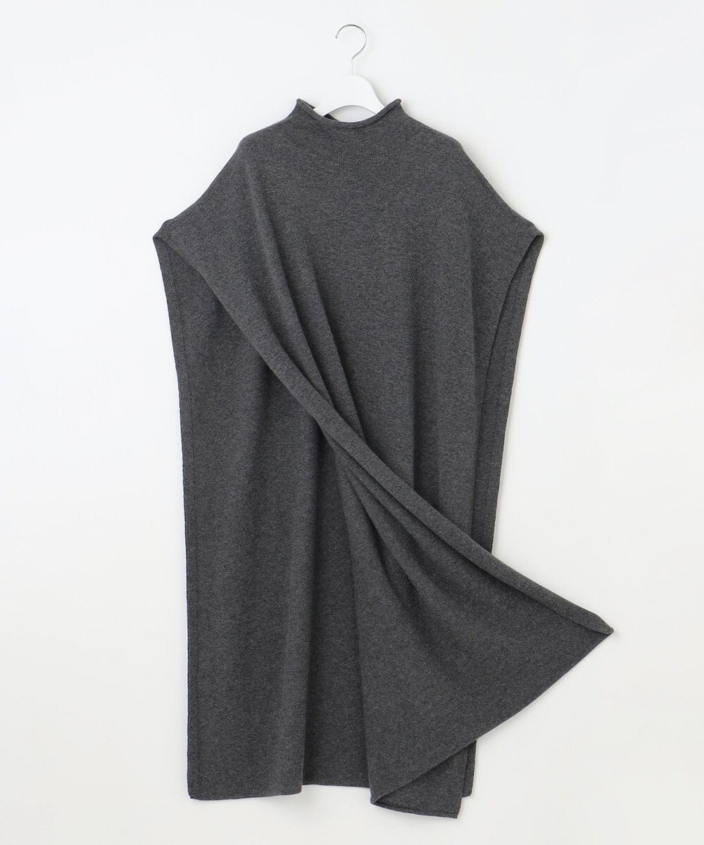 23区 L 【エステータ】マーセライズドウールカシミヤ ニットジレ 