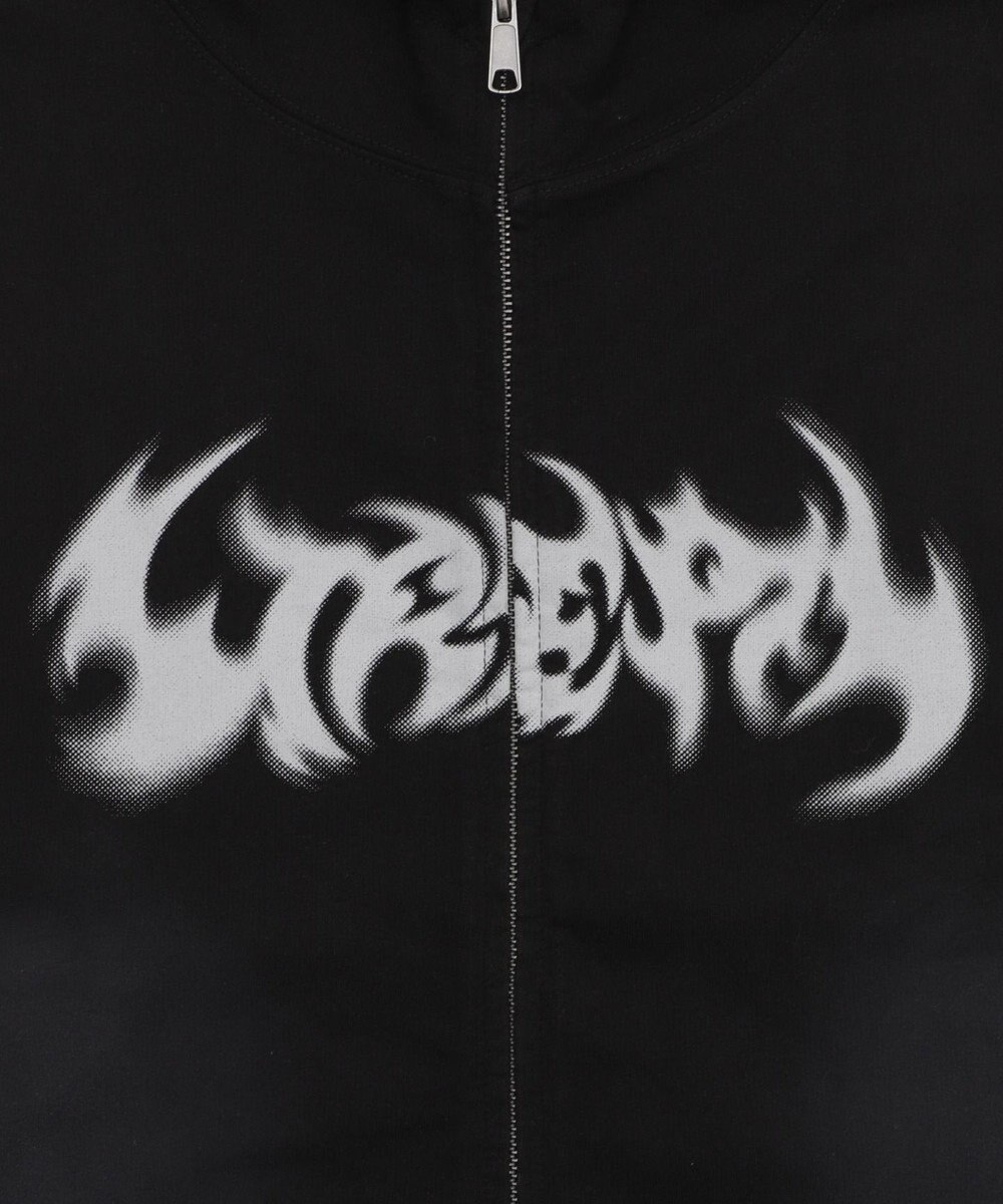 WEGO ノースリーブグラフィックZIPパーカー 