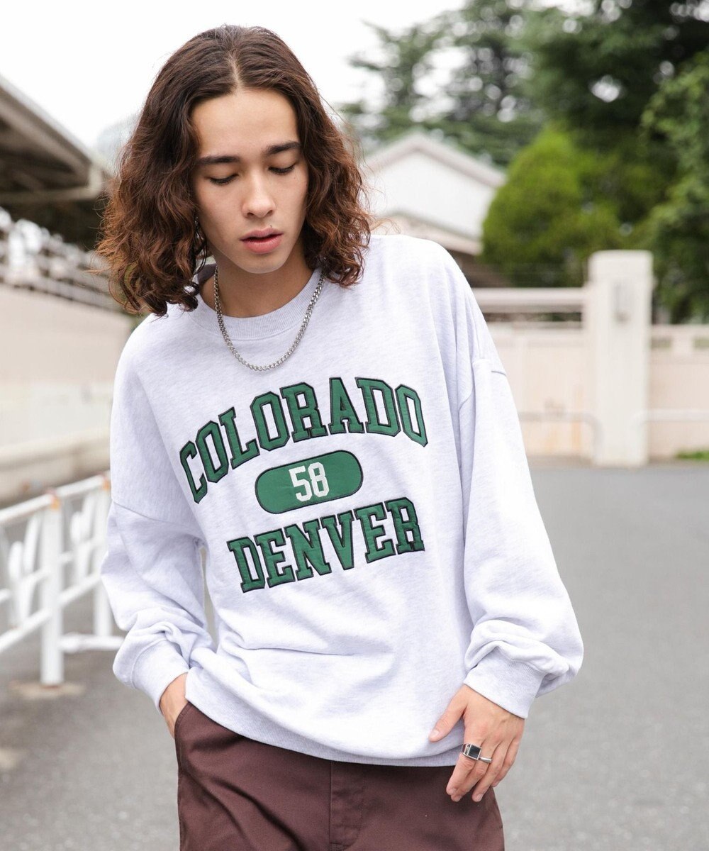 WEGO アクセ付きグラフィックプルオーバー 