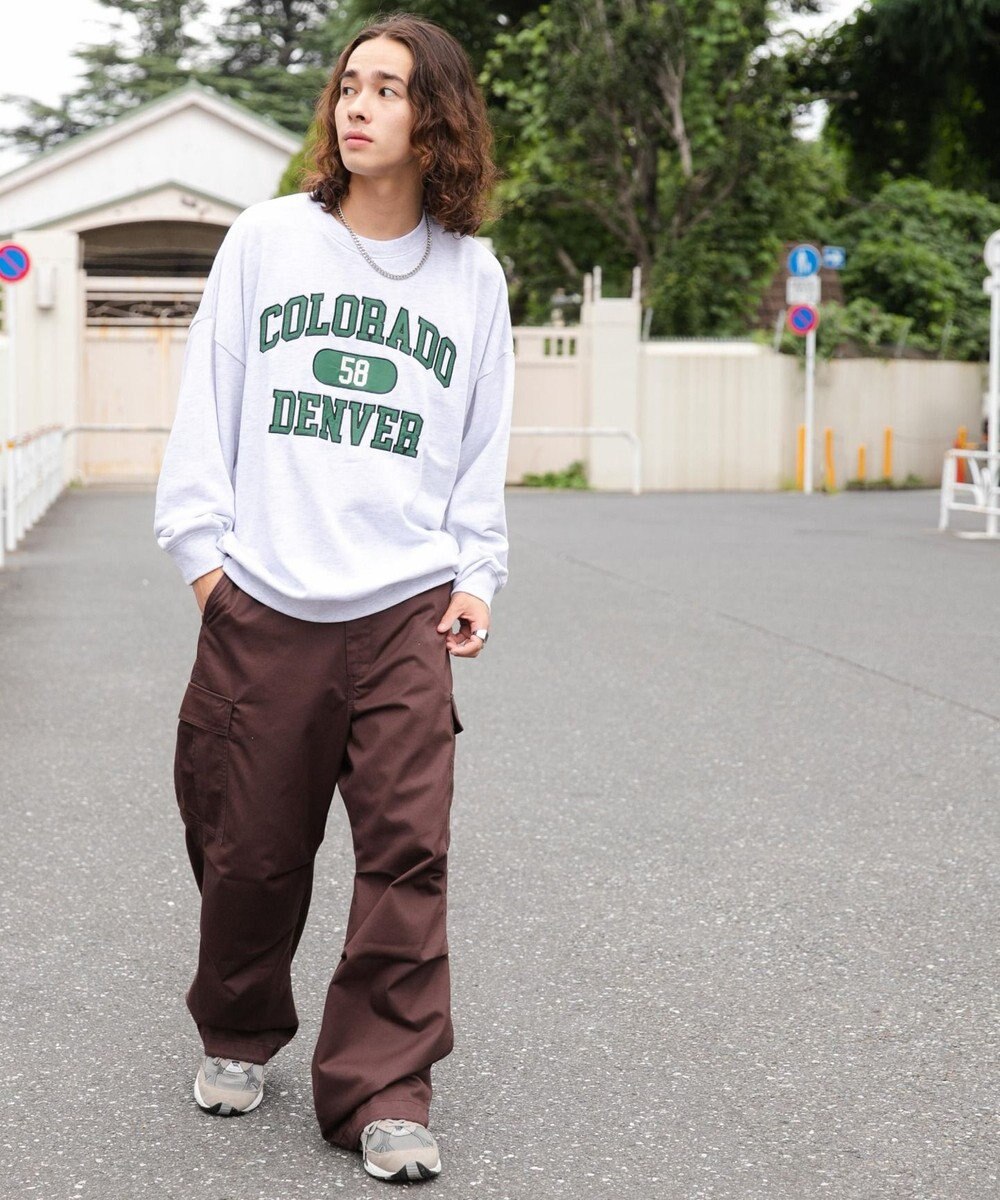 WEGO アクセ付きグラフィックプルオーバー 