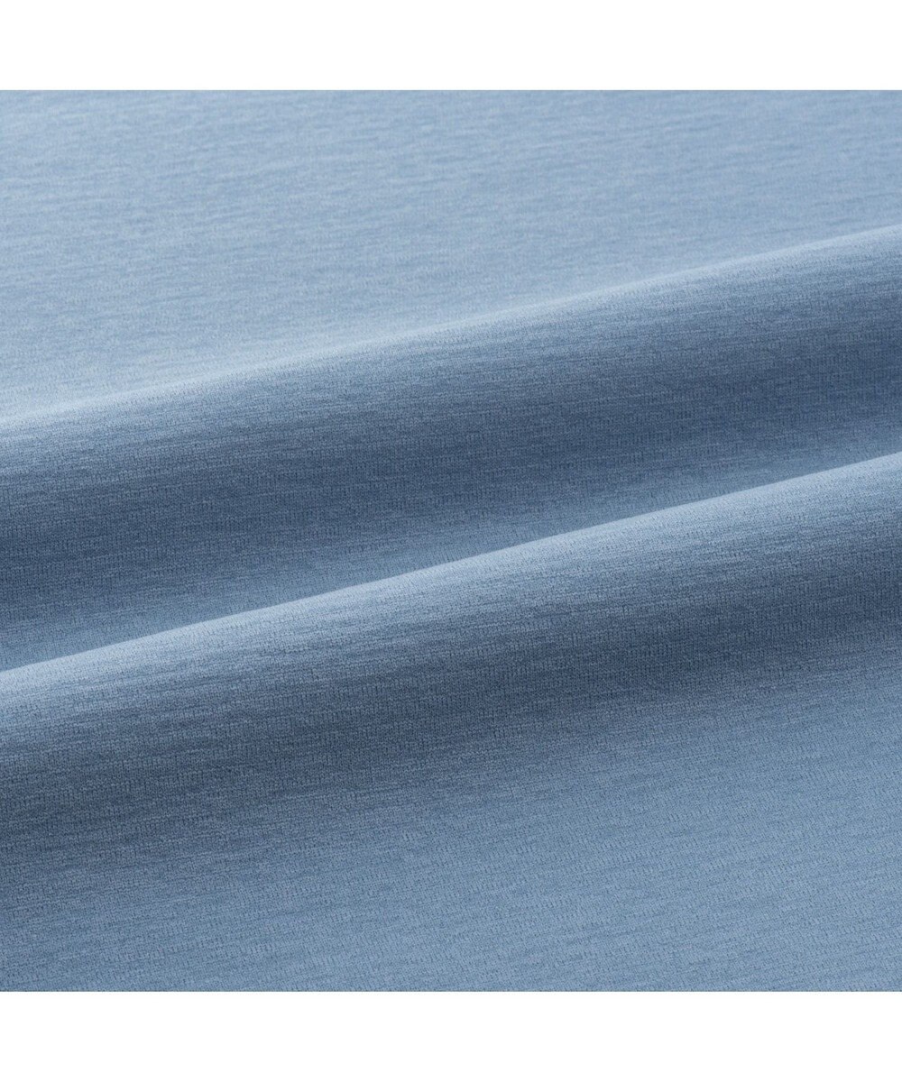 ZERO HALLIBURTON 【吸水速乾・UVケア】 ダブルリブ着心地ジッパーモックネックTシャツ ZHG-M5S7d 82955 