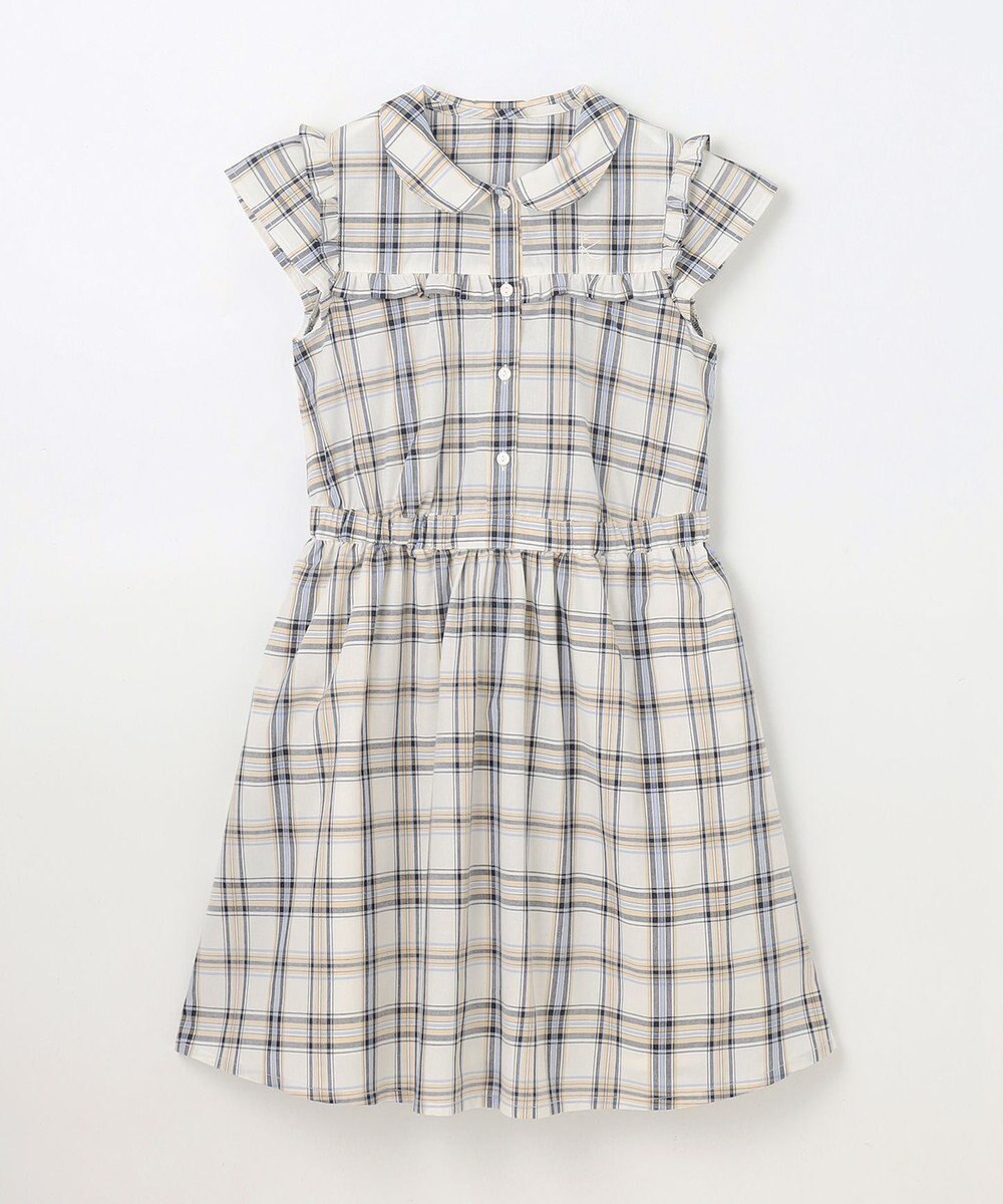 組曲 KIDS 【150-160㎝】プランタンチェック ワンピース 