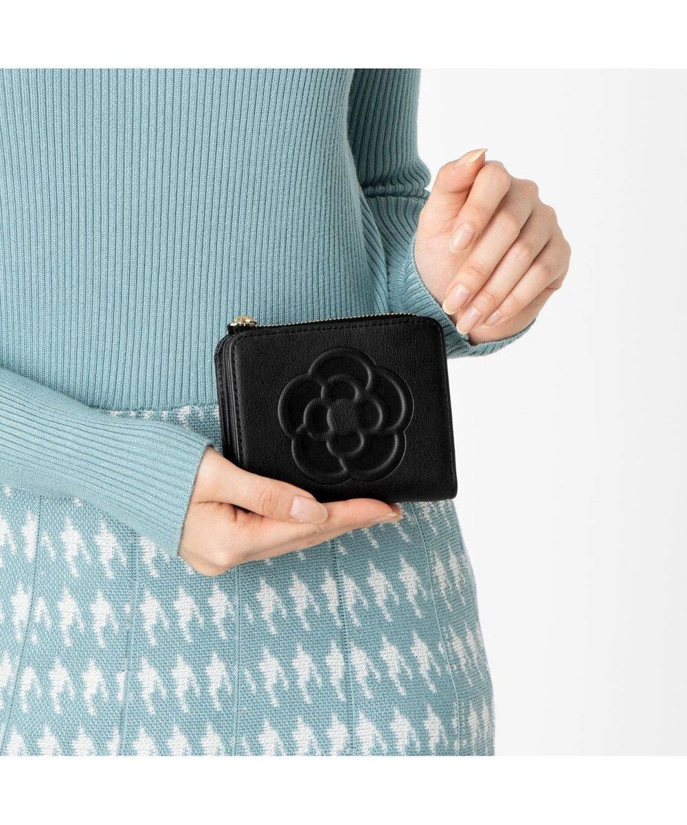 CLATHAS ワッフル 二つ折り財布 