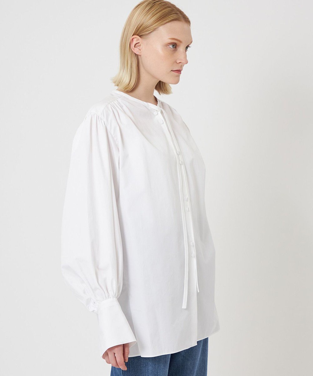 BEIGE， 【WEB限定】DIAMANT / ボウタイブラウス 