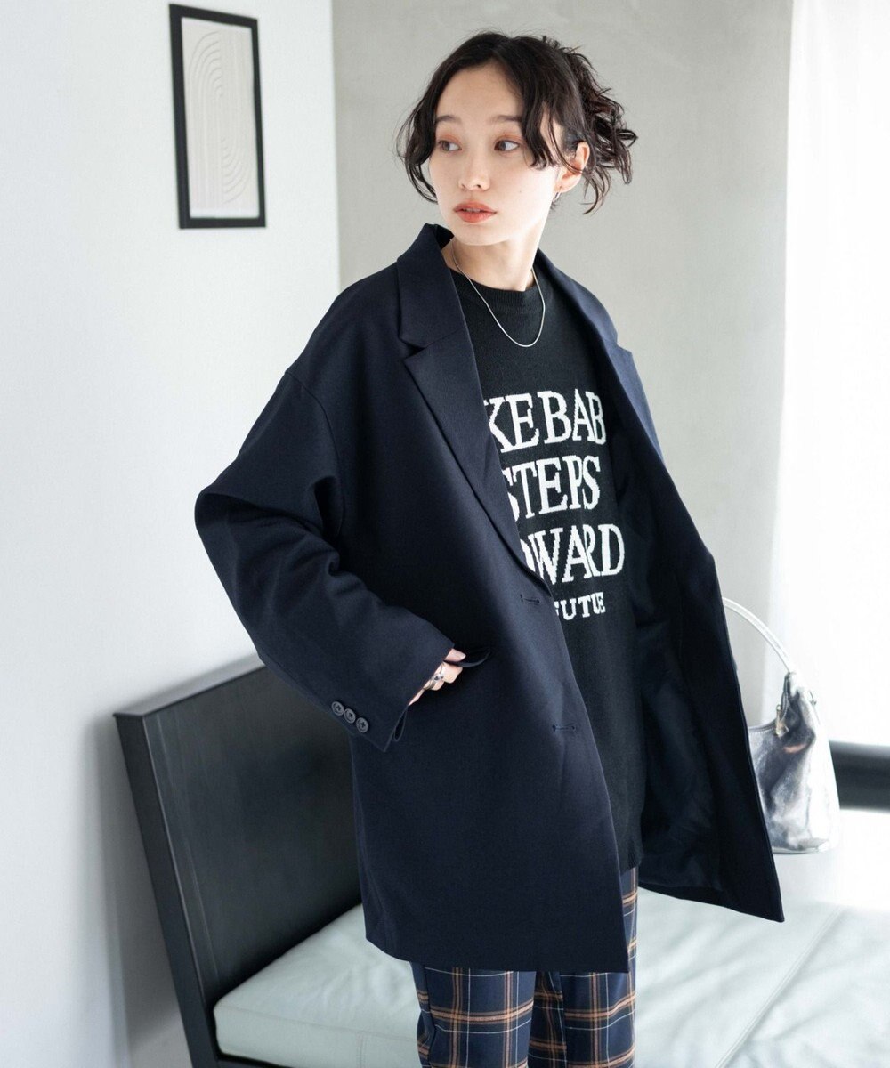 WEGO ボクシーテーラードジャケット 