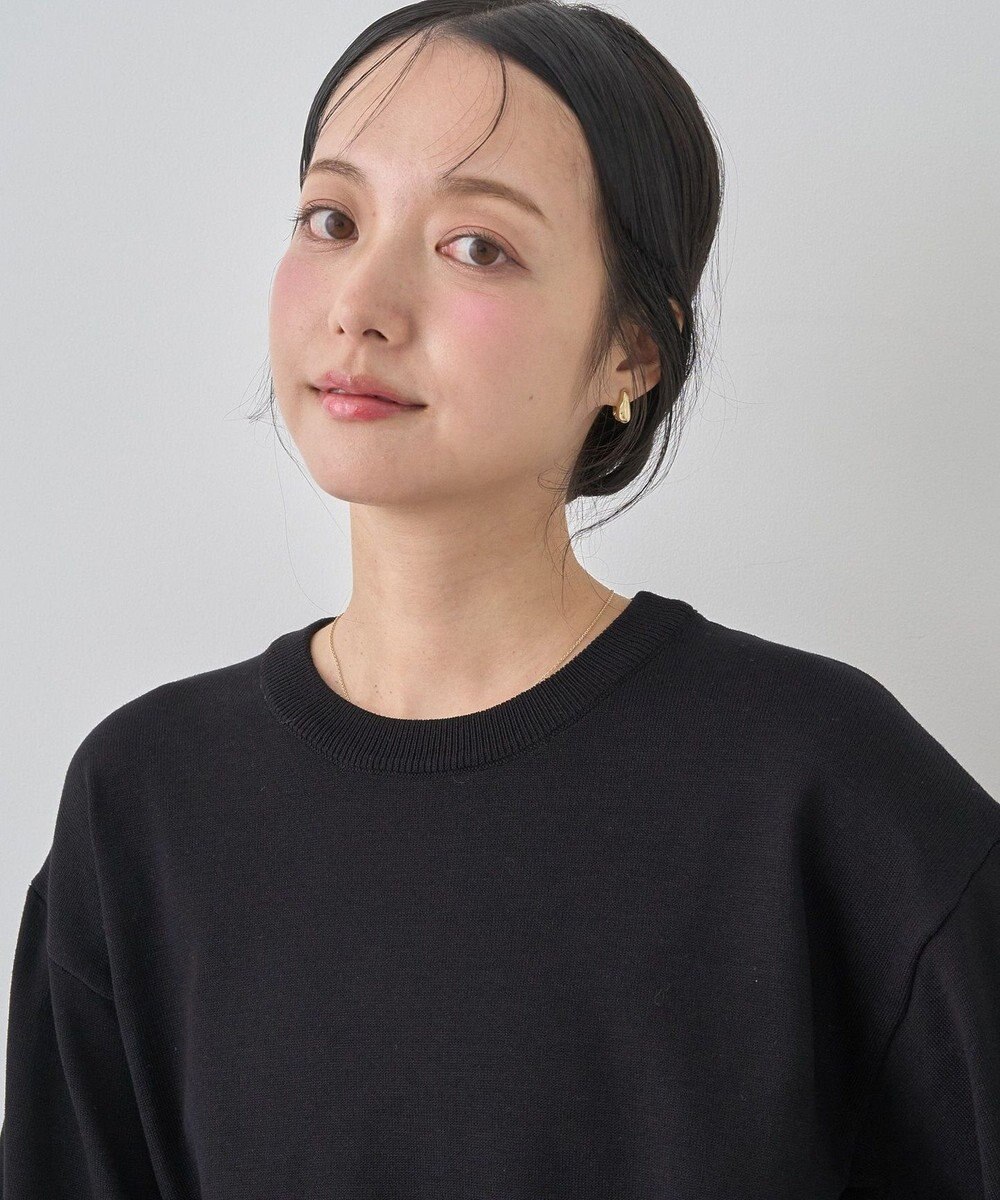 earth music&ecology チュールヘムニットプルオーバー 