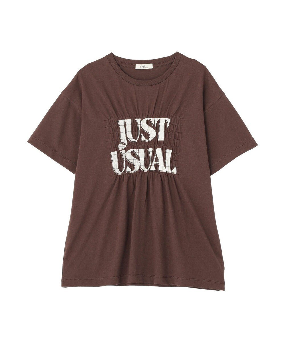 earth music&ecology シャーリングロゴTシャツ 