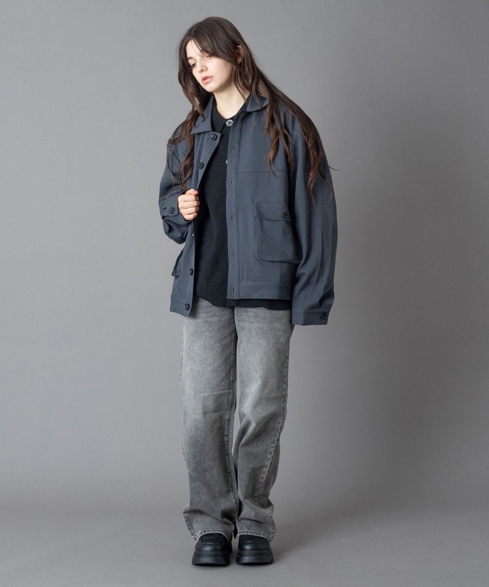 WEGO 【ユニセックス着用ITEM】ダブルポケットショートジャケット 