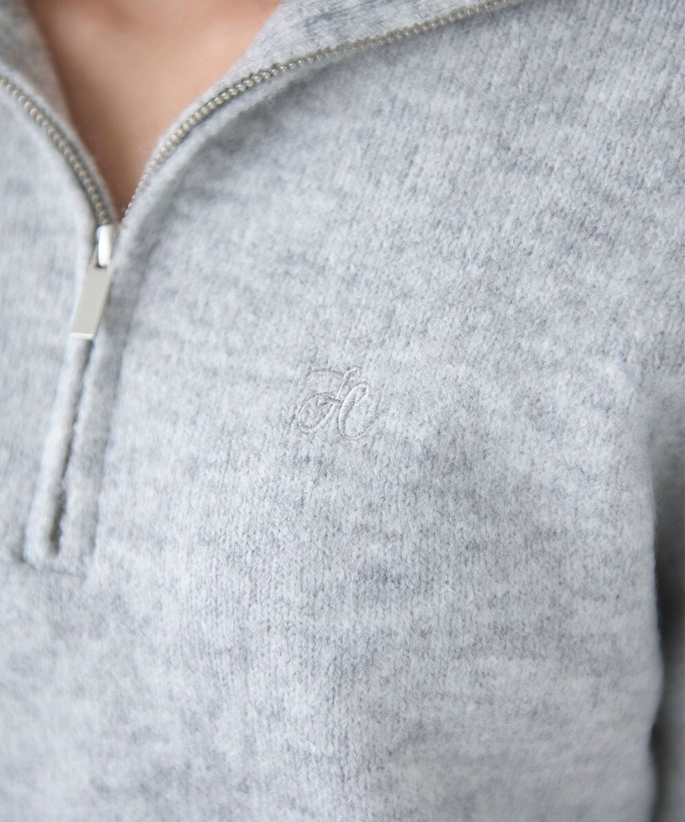 Feroux ハーフジップニット プルオーバー 