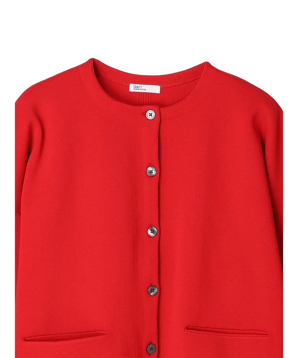 CRAFT STANDARD BOUTIQUE リサイクルポリエステルニットカーディガン 