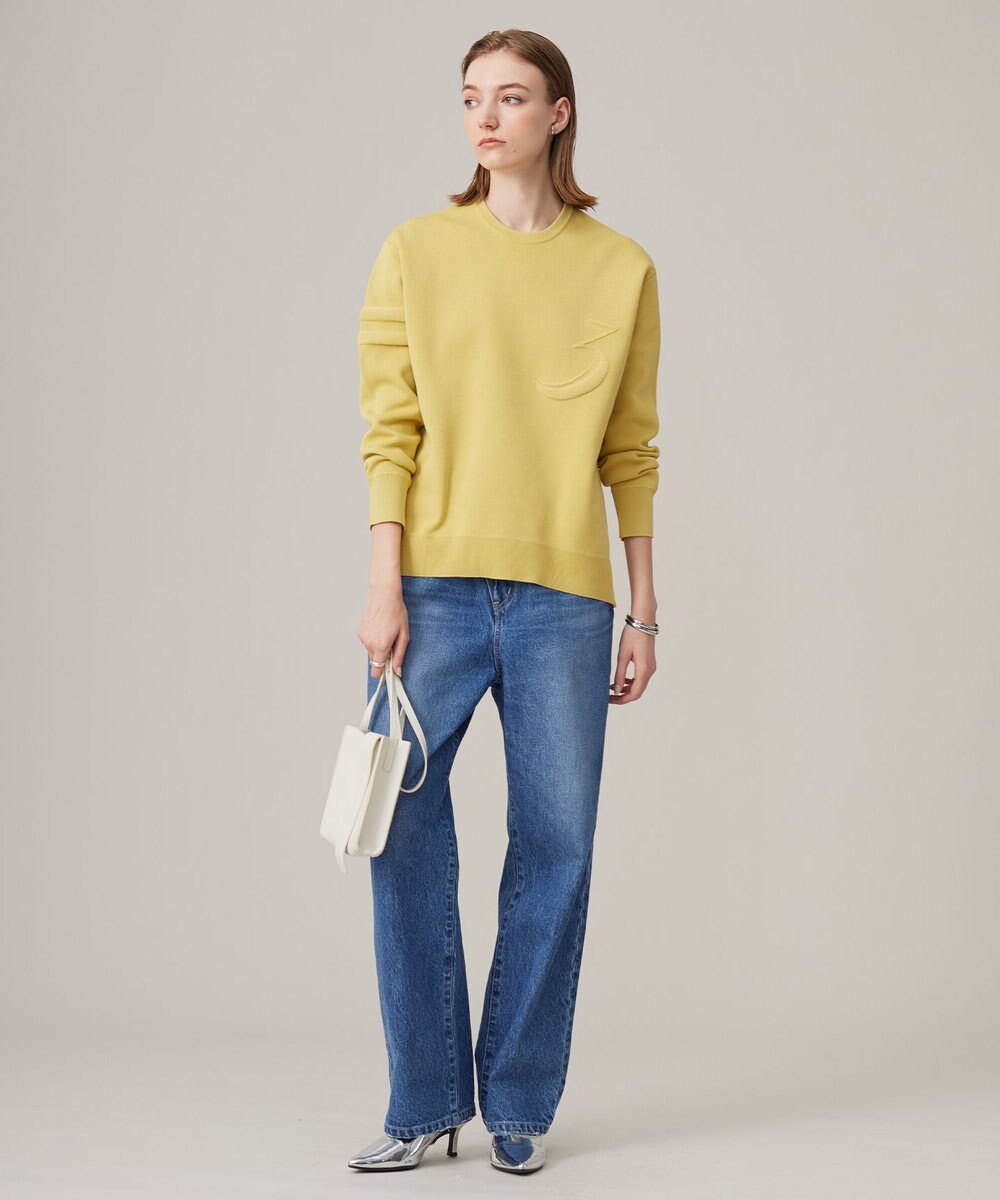 ICB L 【CLASSY.1月号掲載・洗える】ウォーターリサイクルデニム カーブパンツ 