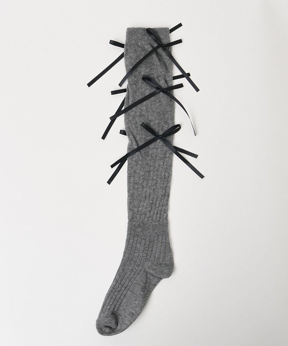 WEGO メニーリボンハイソックス 