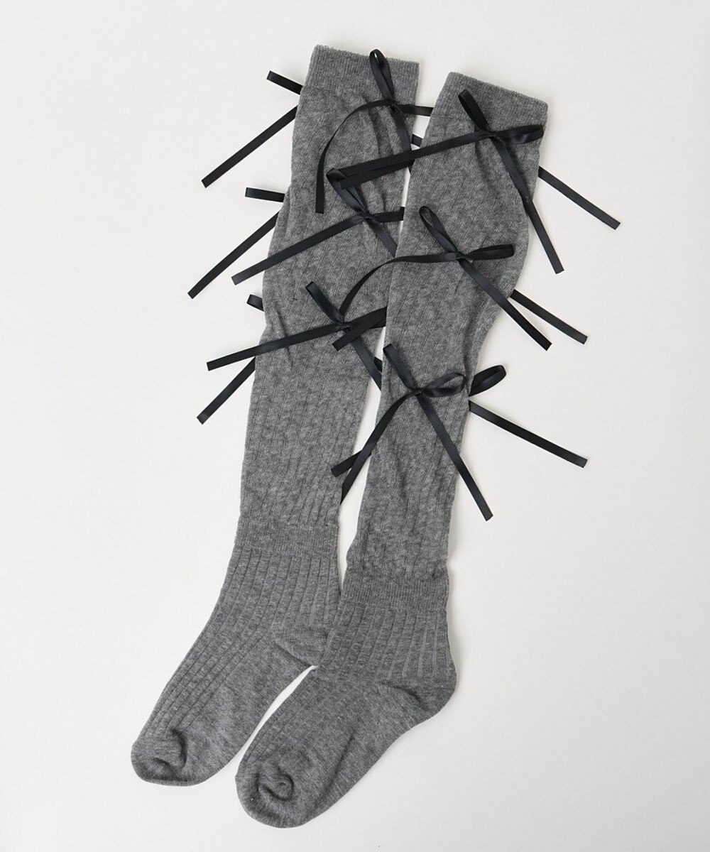 WEGO メニーリボンハイソックス 