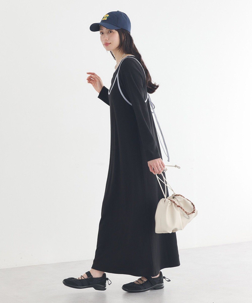 earth music&ecology 【2点SET】レイヤードバイカラーカットワンピース 