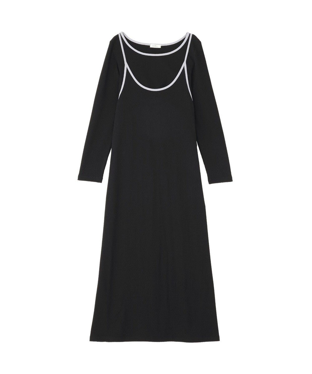 earth music&ecology 【2点SET】レイヤードバイカラーカットワンピース 