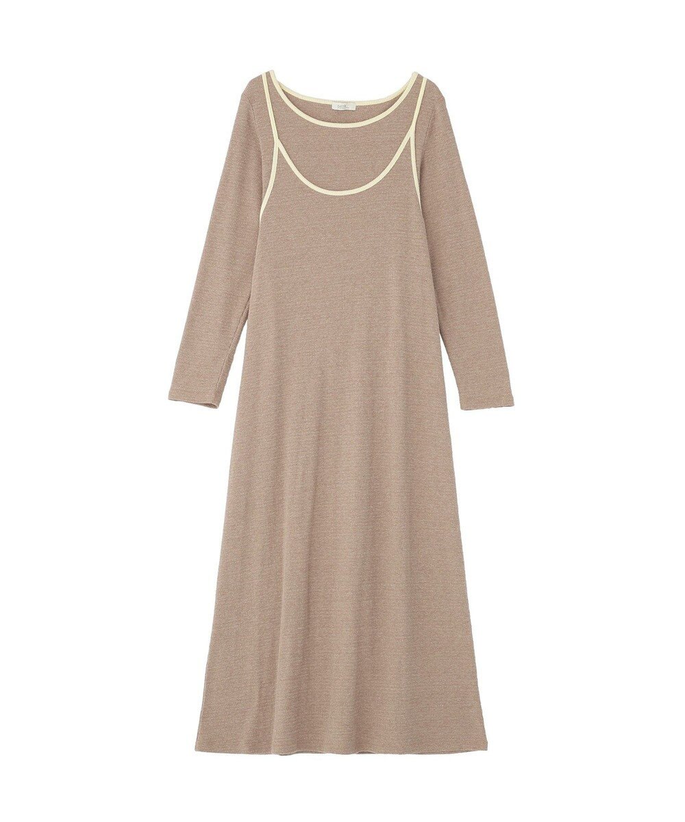 earth music&ecology 【2点SET】レイヤードバイカラーカットワンピース 