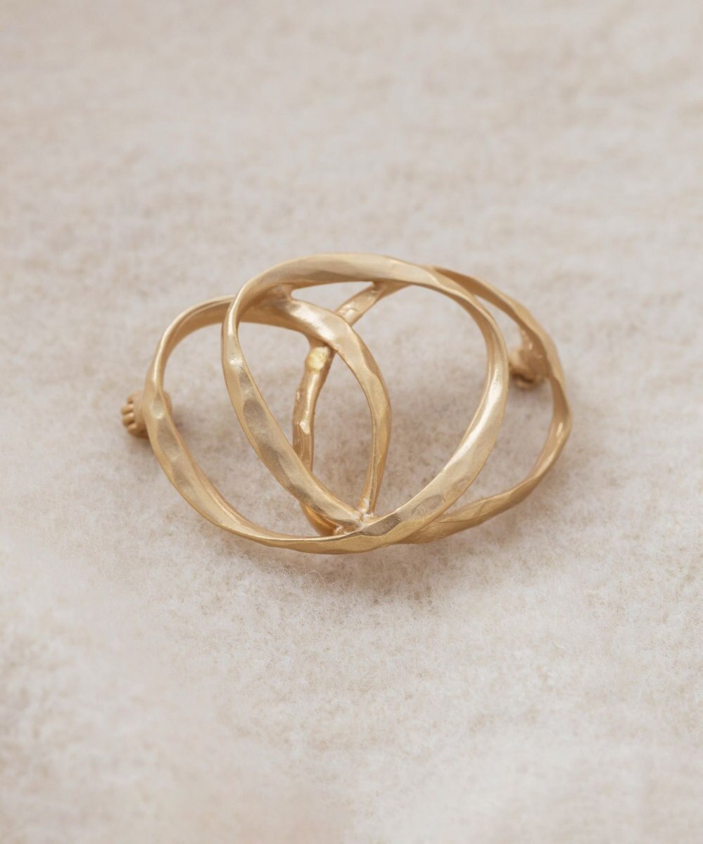 Pisceans スリーストランドブローチ 