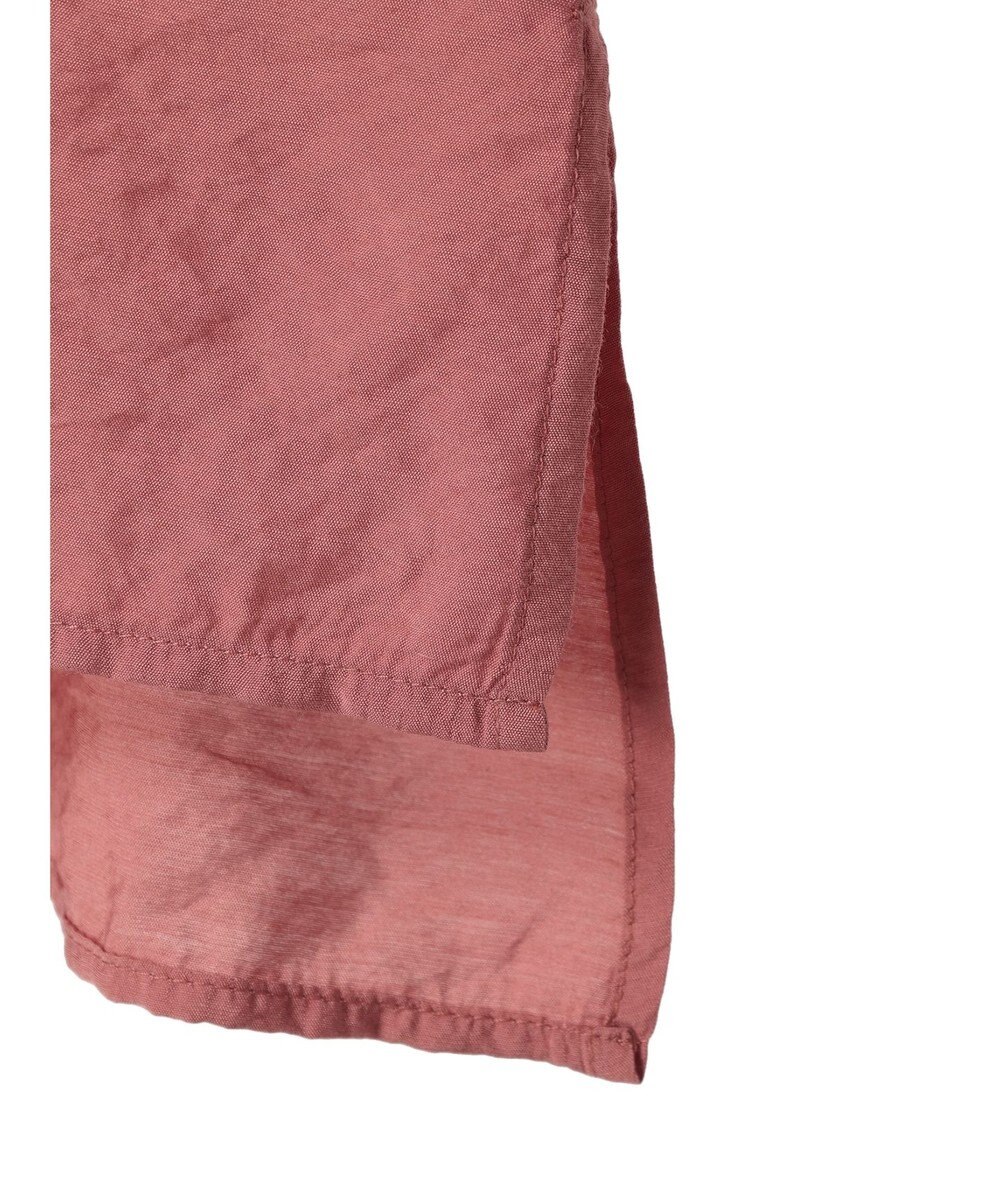 Green Parks バンドカラーポケット付きシアーシャツ 