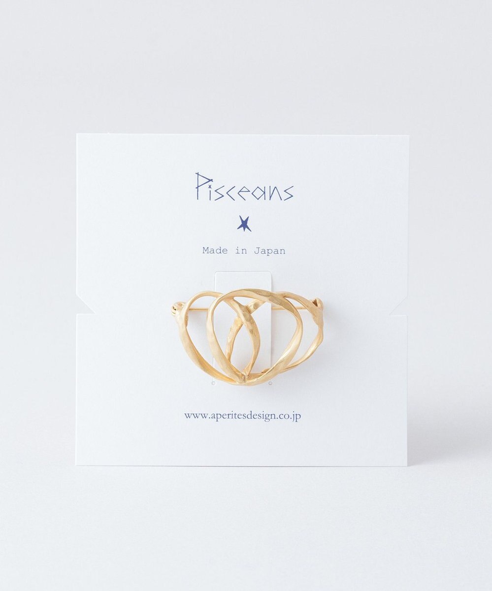 Pisceans スリーストランドブローチ 