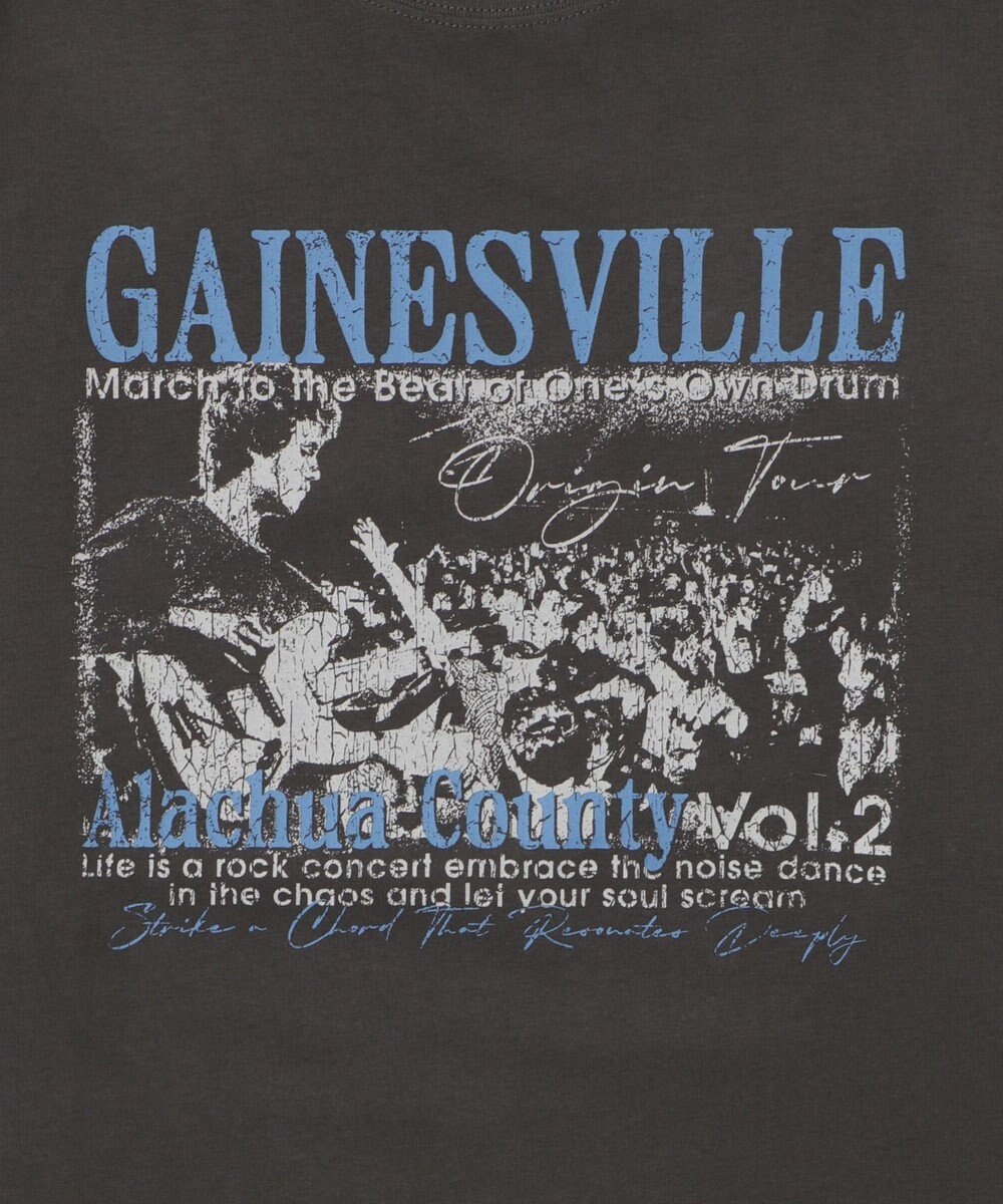 WEGO 【ユニセックス着用ITEM/MLサイズ展開】ヴィンテージライクグラフィックT（LS） 