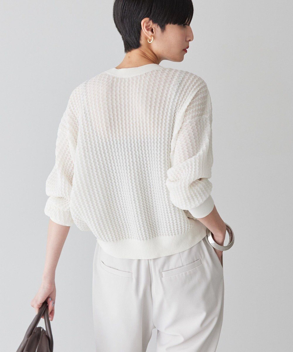 AMERICAN HOLIC 柄編みニットカーディガン 