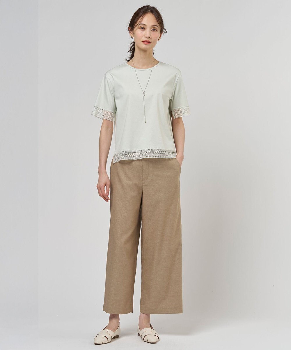 J.PRESS LADIES 【着こなしのポイントに】コットンパール ラリエット ネックレス 