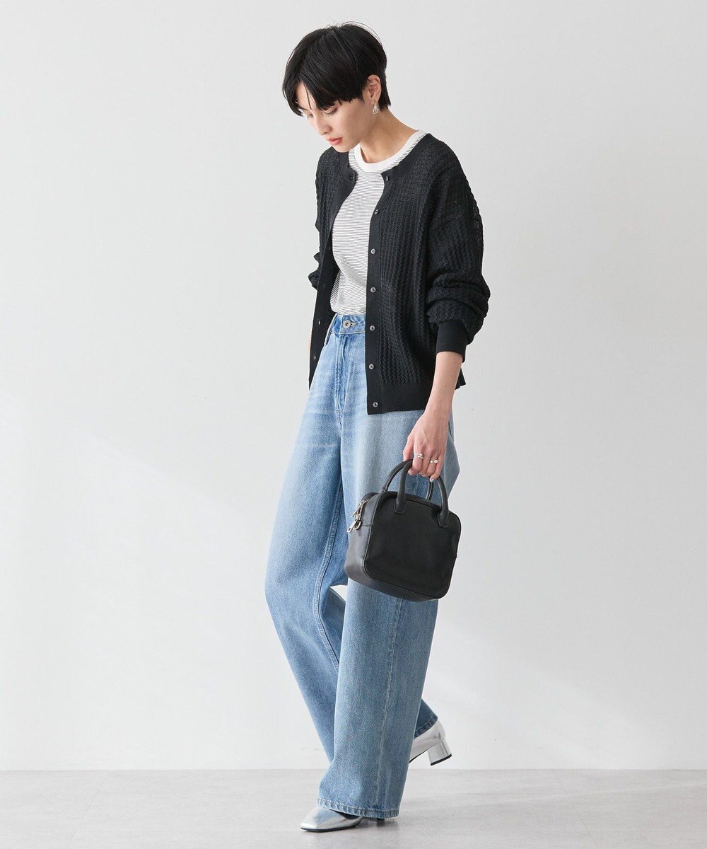 AMERICAN HOLIC 柄編みニットカーディガン 