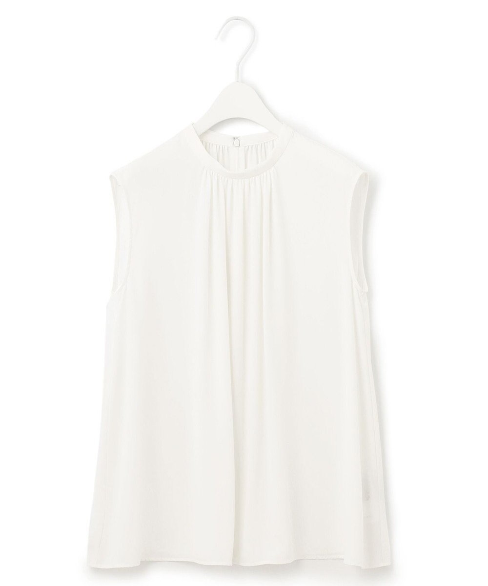 ICB 【WEB限定カラーあり】 Back Satin Amunzen ノースリーブブラウス 