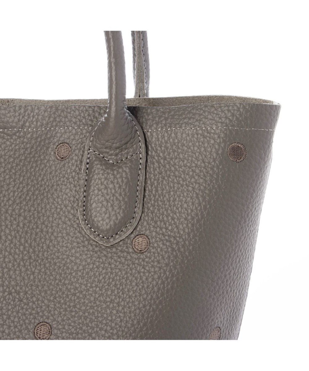 UNBILLION ペルケ perche / 牛革ドット刺繍2wayトートS 