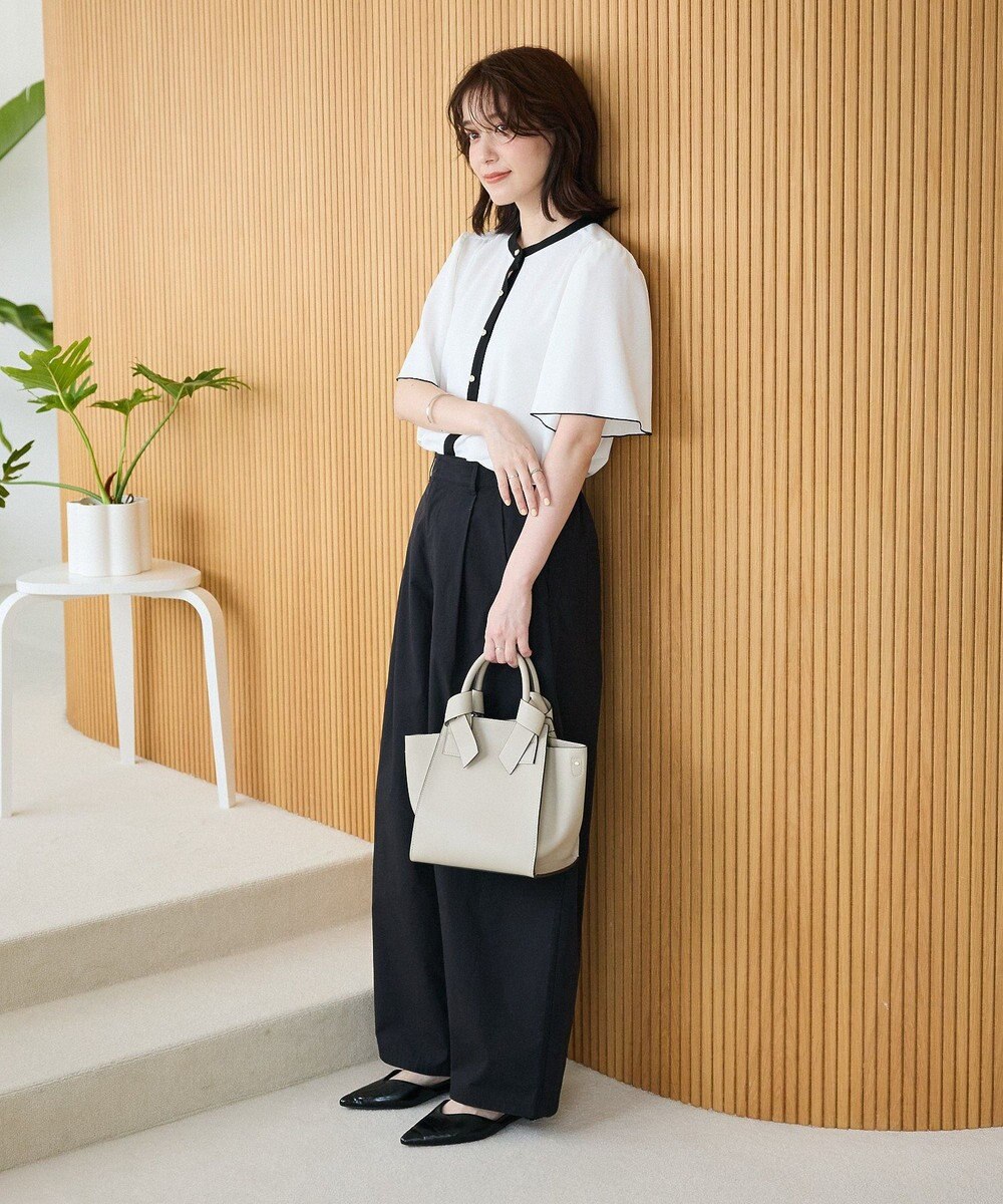 Green Parks ・ＥＬＥＮＣＡＲＥ　ＤＵＥ　バイカラーブラウス 