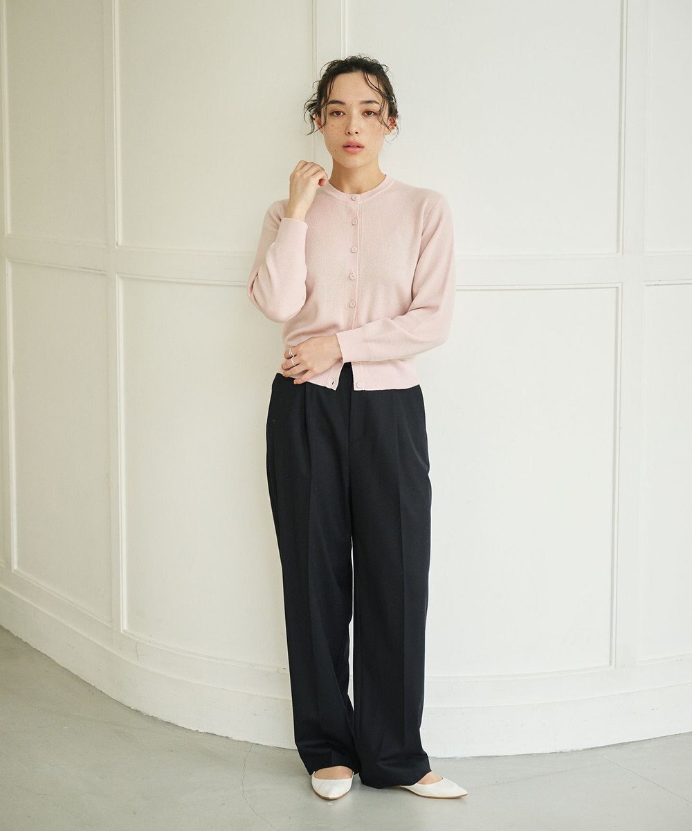 #Newans 【カシミヤ混】コンパクトニットカーディガン 