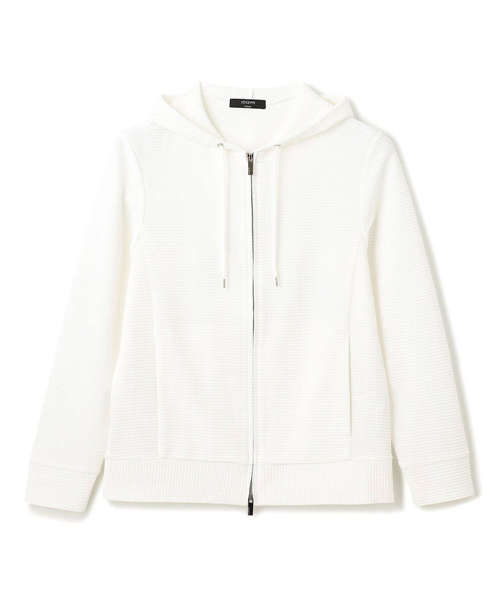 JOSEPH HOMME 新色追加【オリジナル素材/シワになりにくい】ライトタックジャージー ジップアップパーカー 