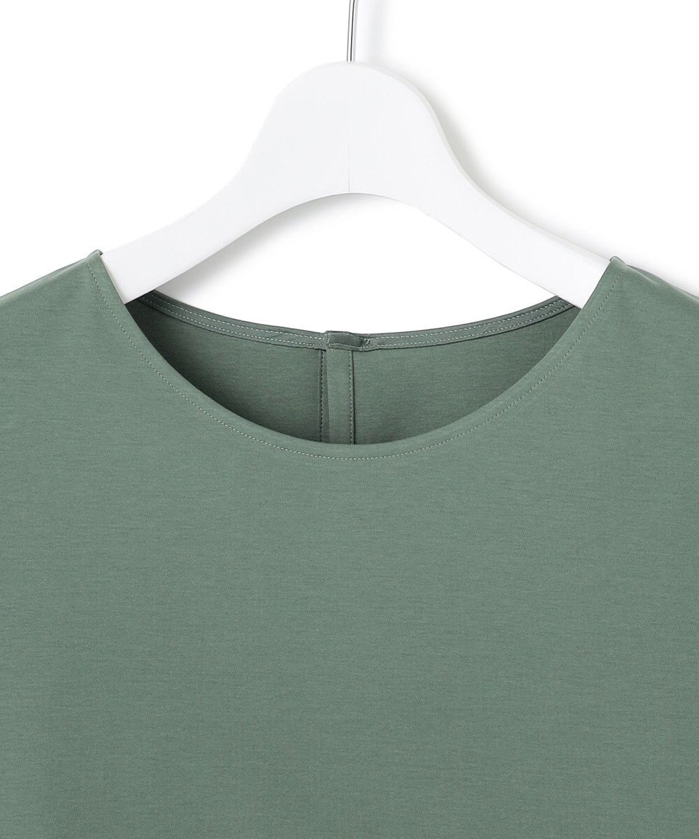 23区 【洗える】シルエットスムースコンビ バックフレア カットソー 