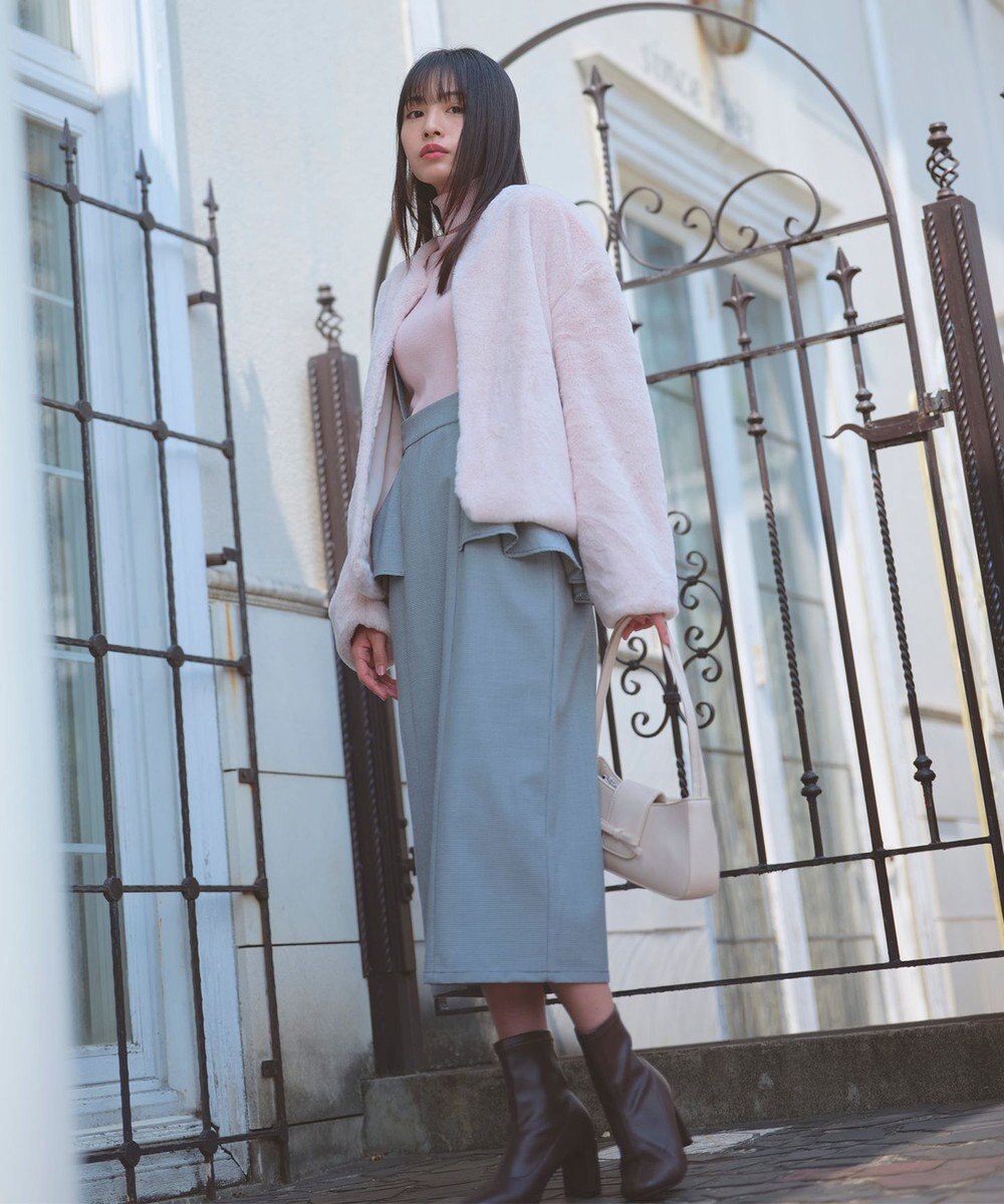 Feroux フェイクファー ジャケット 