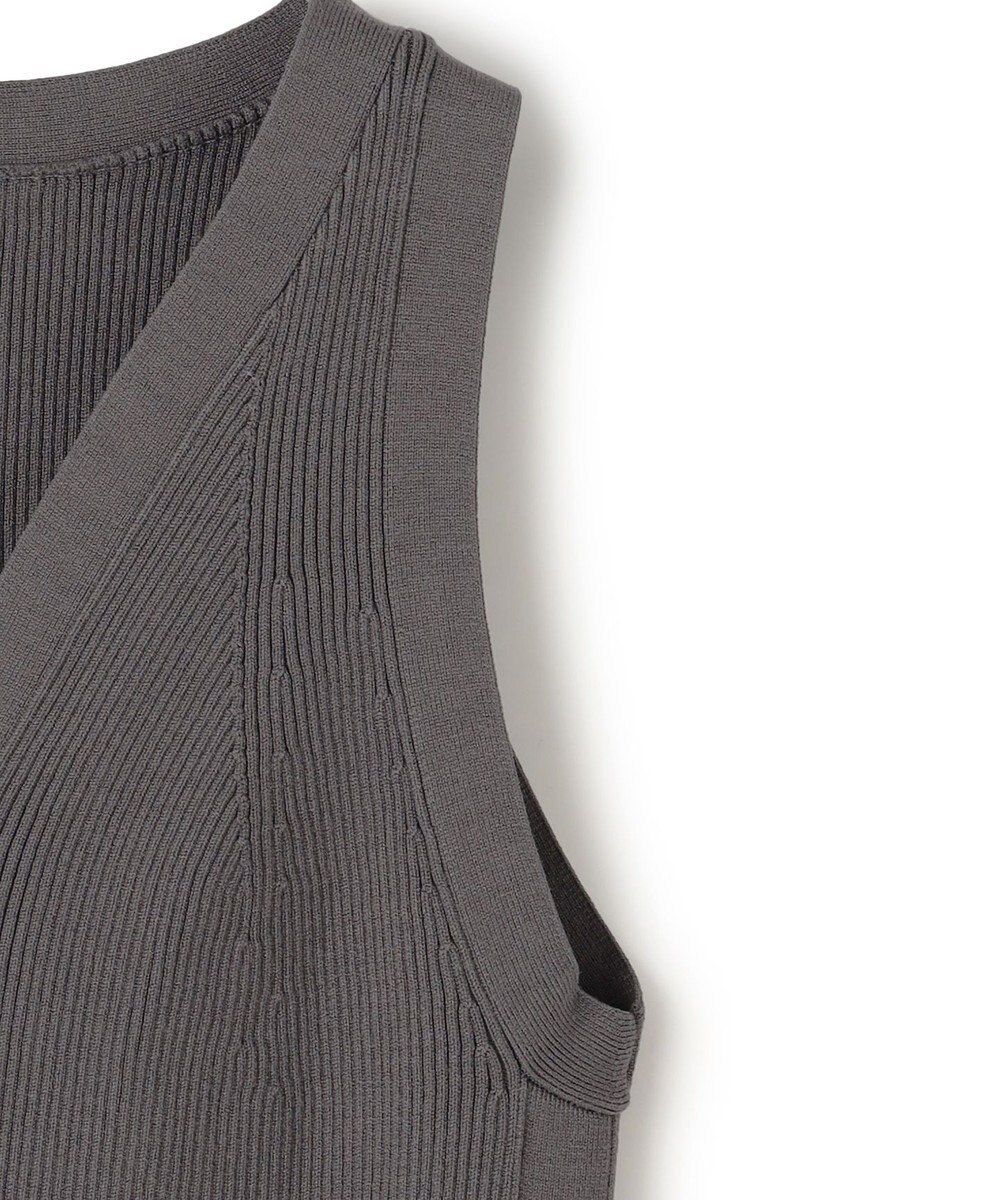 uncrave リブニット 2WAYタンクトップ 