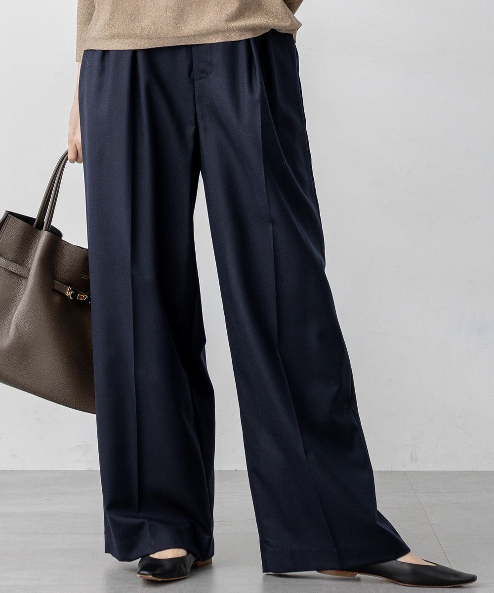 23区 【セットアップ対応】TWサキソニー タックワイド パンツ 