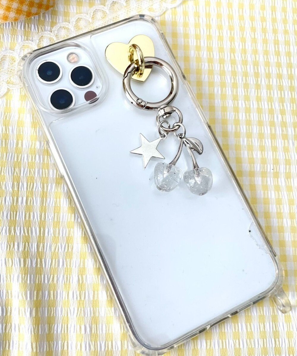 WEGO カラークリアチェリーキーホルダー 