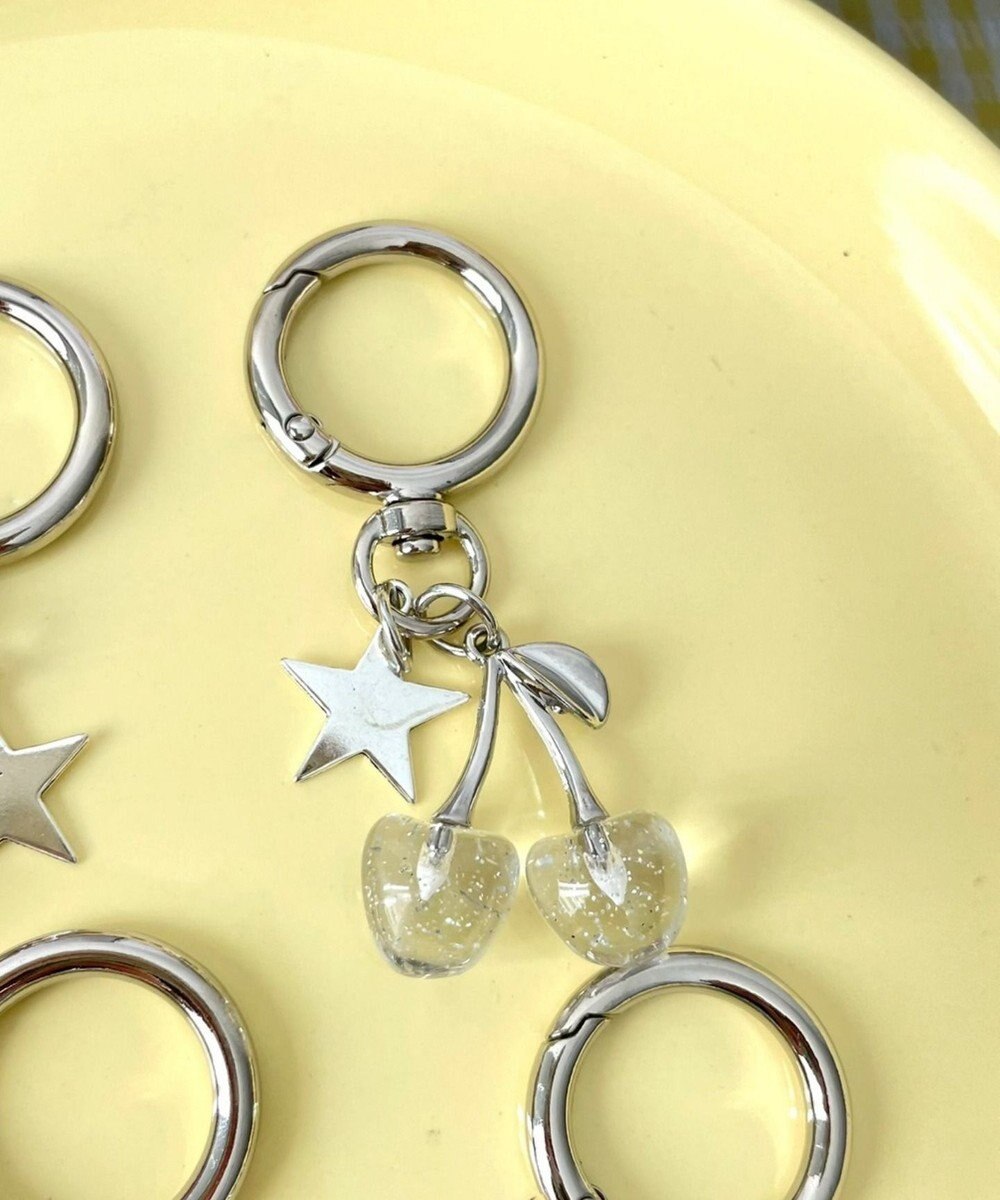 WEGO カラークリアチェリーキーホルダー 