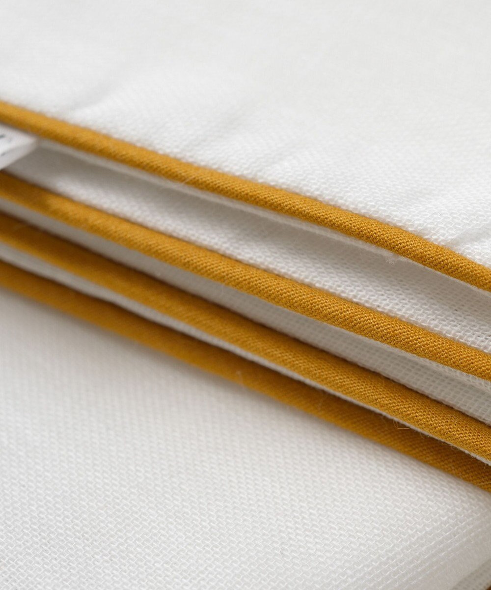 京和晒綿紗 ガーゼハンドタオル　白5重合わせ 