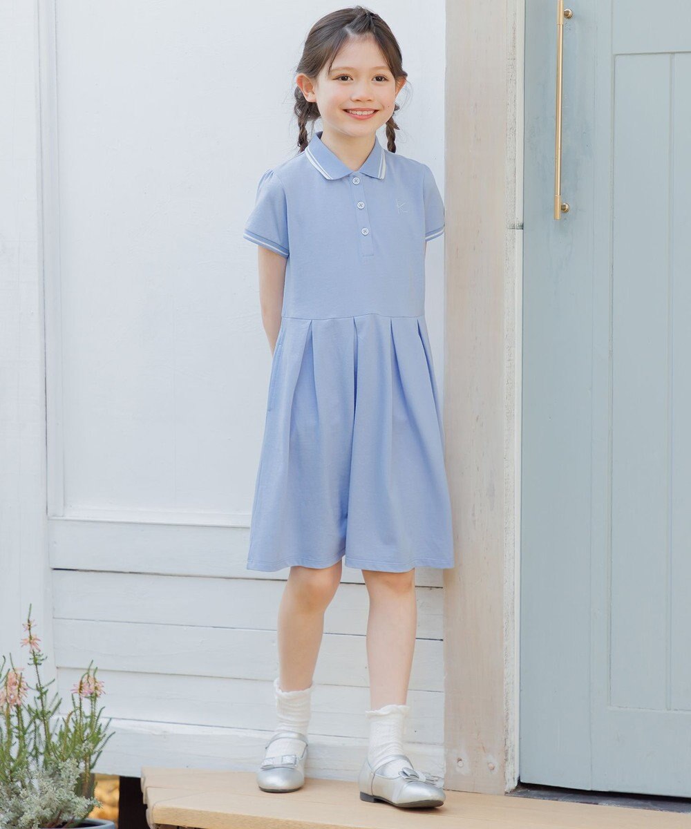 組曲 KIDS  【150-170㎝】 カノコポロワンピース 