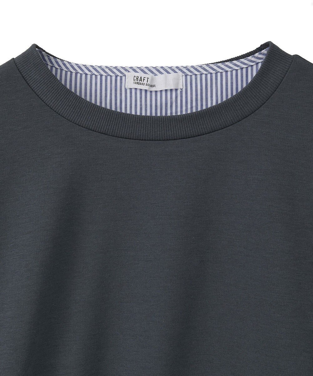 CRAFT STANDARD BOUTIQUE ポンチ＋布帛セットチュニック 