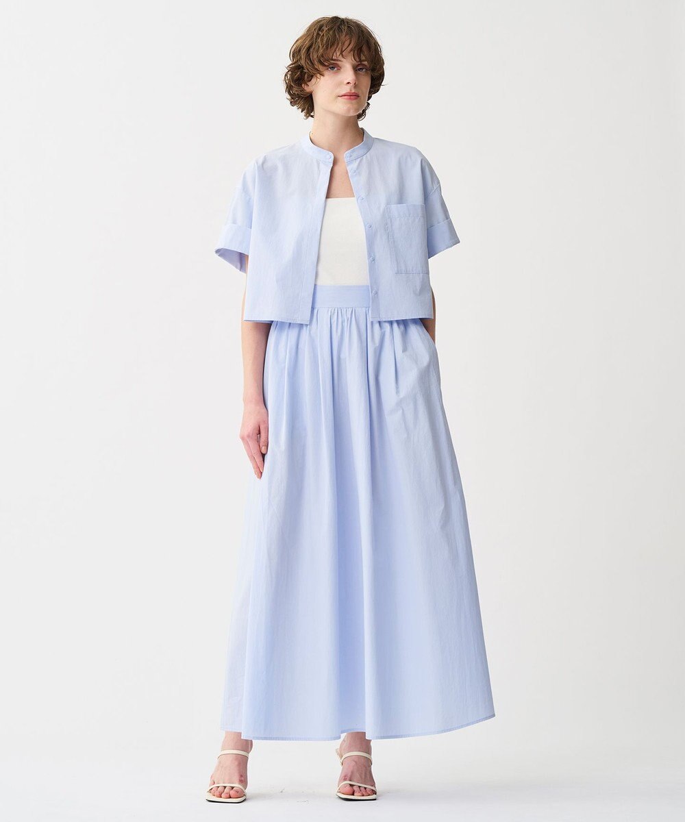 uncrave カラータイプライター フレアスカート 